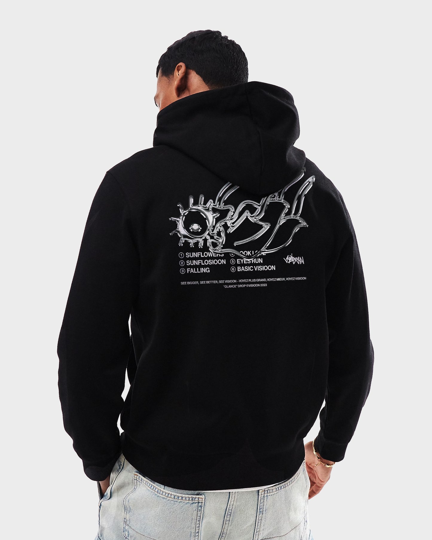 HOODIE FALLING BLACK