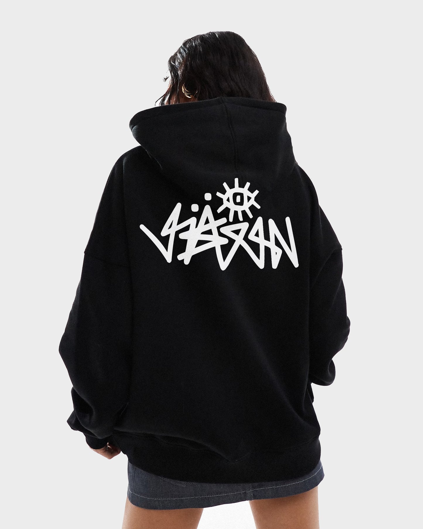 HOODIE BASIC VISIOON BLACK