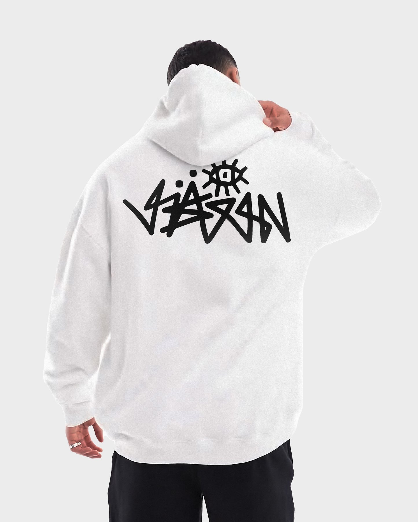 HOODIE BASIC VISIOON WHITE
