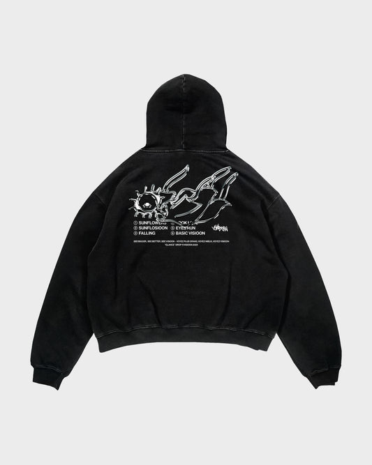 HOODIE FALLING BLACK