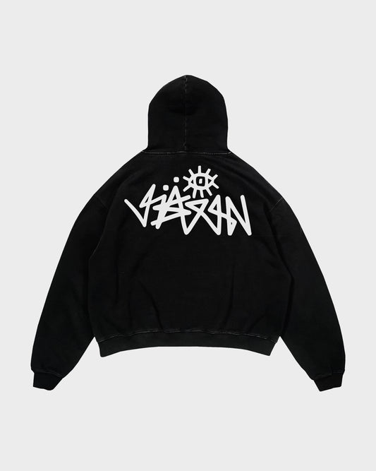 HOODIE BASIC VISIOON BLACK